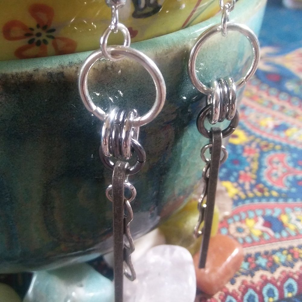MULTI SILVER DANGLES